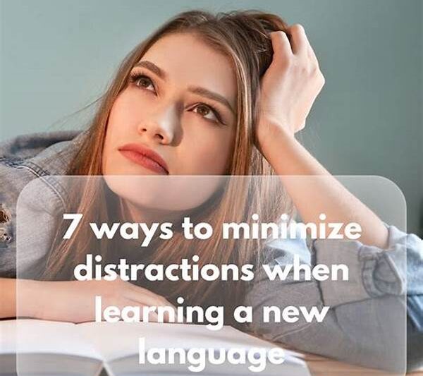 Minimizing Distractions Methods