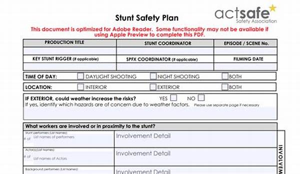“stunt Safety Guidelines And Risk Reduction”