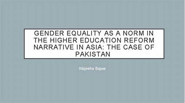 Advocacy For Gender Norm Reform