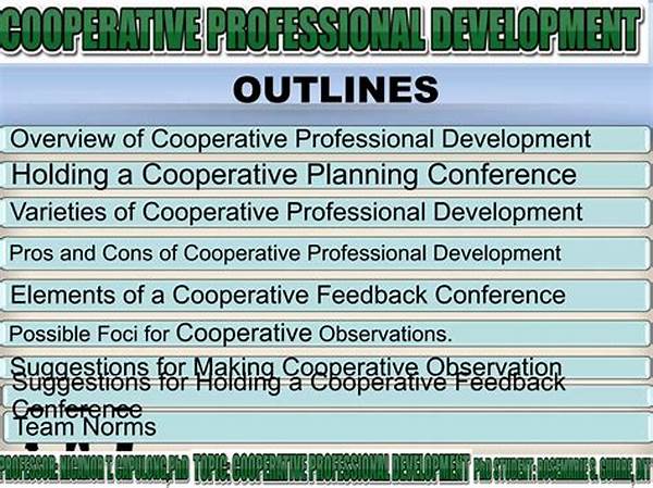 Cooperative Professional Growth Targets
