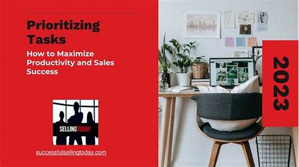 Prioritizing Tasks For Productivity Improvement