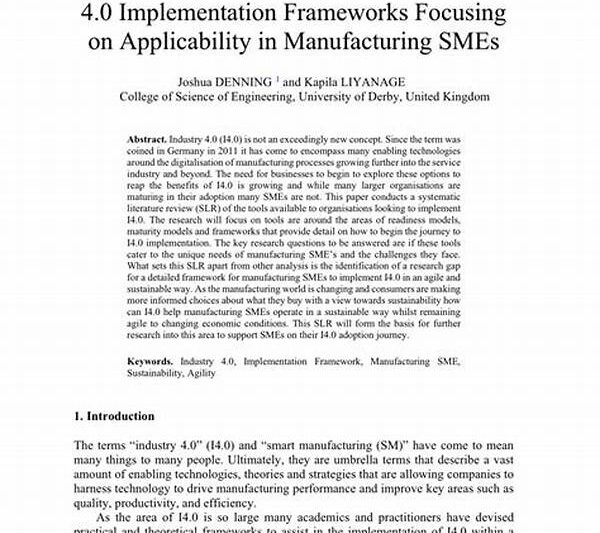 Industry 4.0 Implementation Frameworks