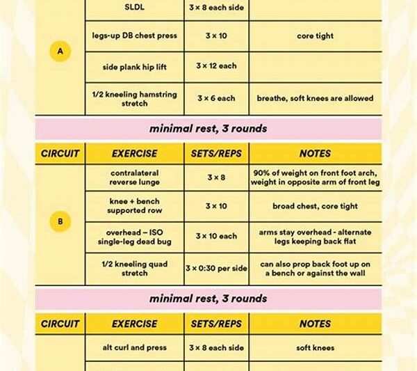 Strength And Flexibility Training Schedule